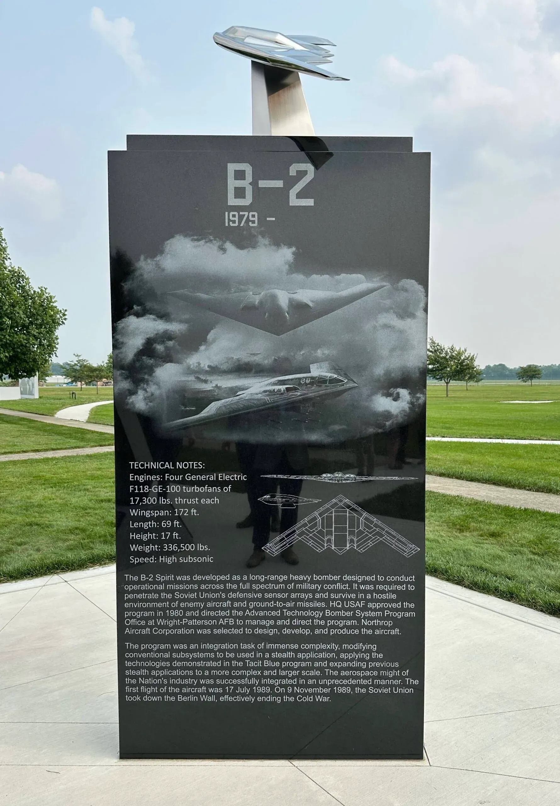 Memorial To Those That Pioneered Stealth Technology Unveiled