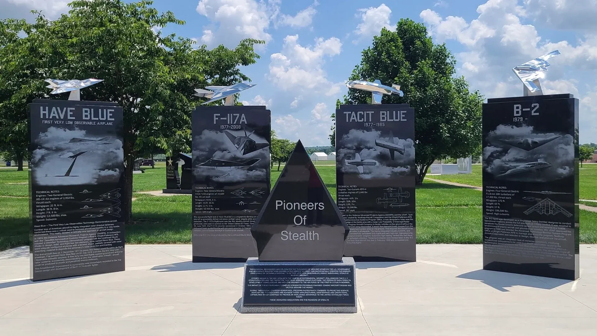 Memorial To Those That Pioneered Stealth Technology Unveiled