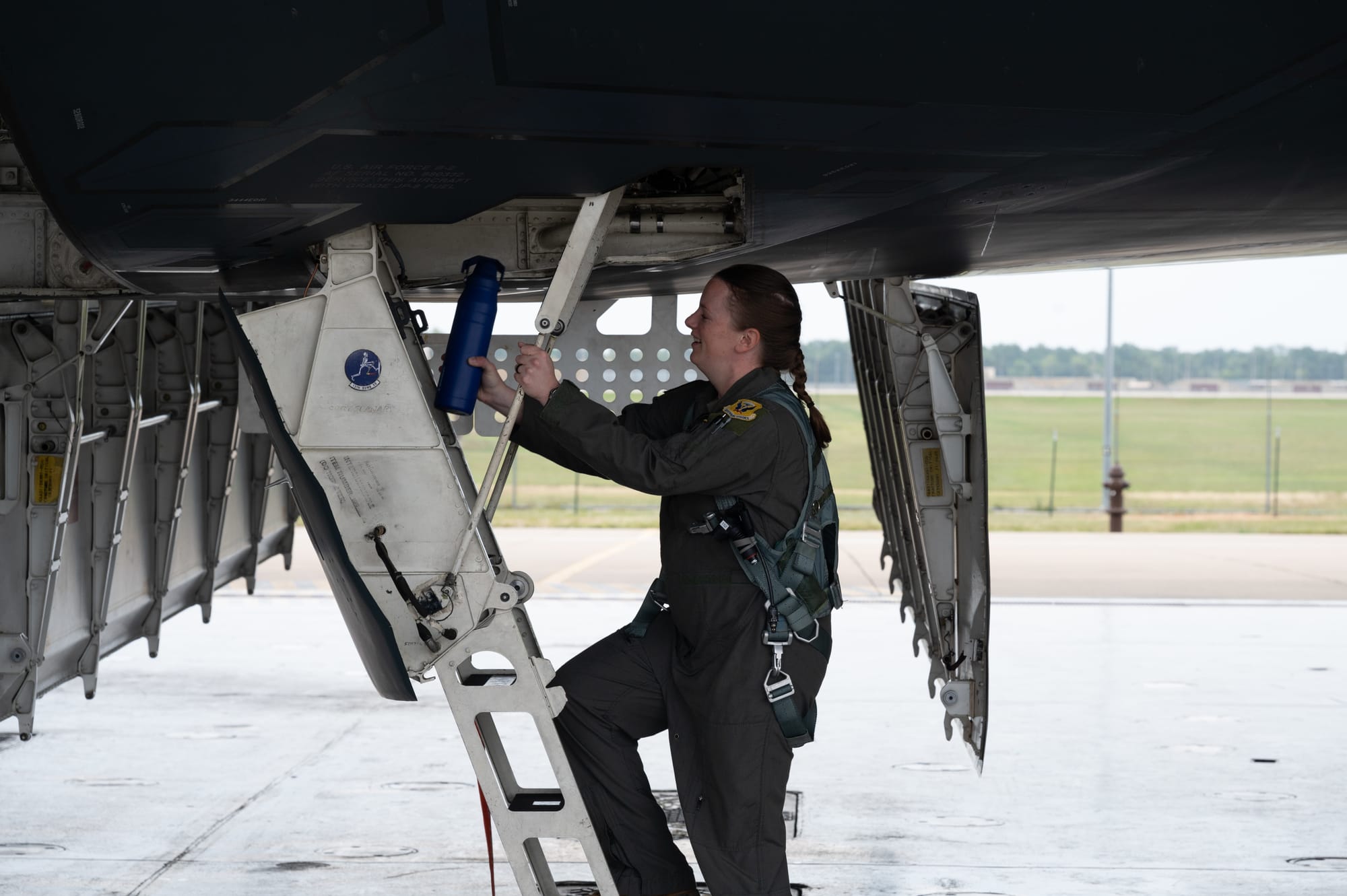 First pregnant B-2 pilot